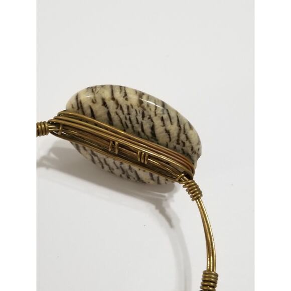 bracelet 2 1/2"double B's with a bar thru center b23* - Picture 2 of 8